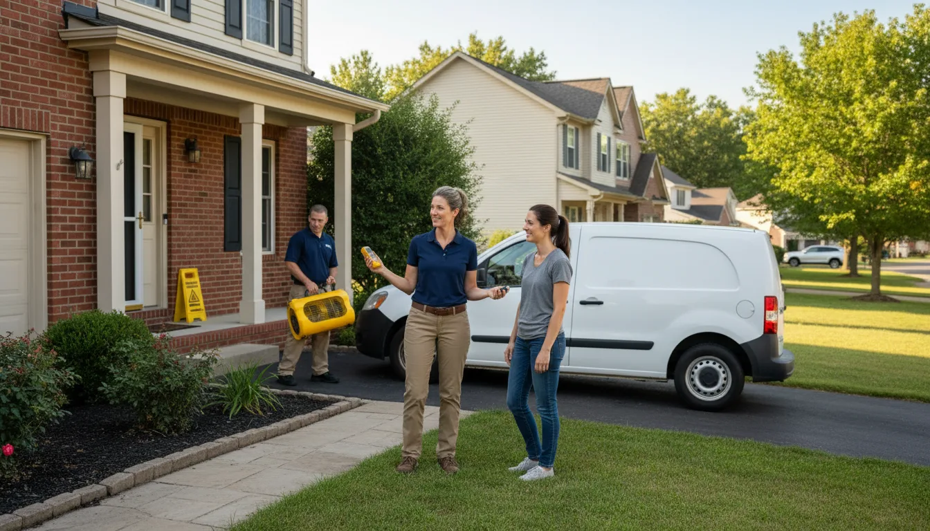 Residential water damage restoration in Wilsonville, NE
